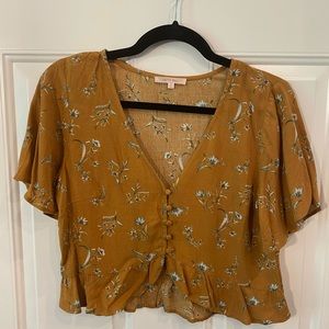 Women’s woven blouse top